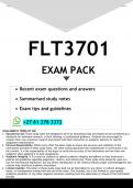 FLT3701 EXAM PACK 2025 - DISTINCTION GUARANTEED