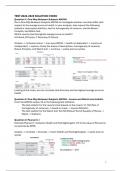 Causal Analysis Techniques (424024-B-6)- SPSS Summary and test exam answers 