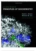 test bank for principles_of_biochemistry