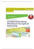 Davis Advantage for Understanding Medical-Surgical Nursing 7th Edition STUDY GUIDE By Williams & Hopper All 57 Chapters Covered, Verified Latest Edition