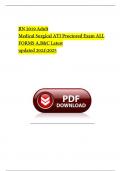 RN 2019 Adult Medical Surgical ATI Proctored Exam ALL FORMS A,B&C Latest updated 20242025