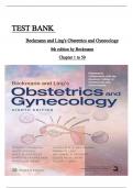 Beckmann and Ling's OBSTETRICS AND GYNECOLOGY 8th Edition TEST BANK By Dr. Robert Casanova  Chapter 1 to 50 all covered ISBN-978-1496353092 COMPLETE GUIDE This is a Test Bank (Study Questions & Complete Answers) to help you study for your Tests.