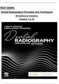 TEST BANK For Dental Radiography: Principles and Techniques 6th Edition by Joen Iannucci & Laura Jansen Howerton, Verified Chapters 1 - 35, ISBN:9780323695510 Complete Newest Version