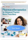 Pharmacotherapeutics for Advanced Practice Nurse Prescribers 6th Edition Woo Robinson Test Bank | New Update.