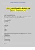 CWRU-BIO215-Exam 2 Questions And Answers (Guaranteed A+)