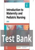 Test bank for Introduction to  Maternity  Introduction to Maternity and Pediatric Nursing - E-Book