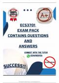 ESC3701 EXAM PACK 2025