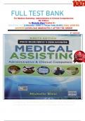 FULL TEST BANK For Medical Assisting: Administrative & Clinical Competencies  8th Edition by Michelle Blesi Graded A+      