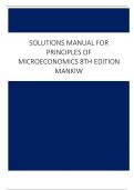 Solutions Manual for Principles of Microeconomics 8th Edition Mankiw