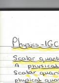 Page 1 of Physics - Forces & Motion IGCSE Edexcel 