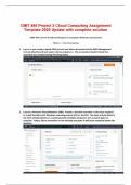 CMIT 495 Project 2 Cloud Computing Assignment Template 2025 Update with complete solution