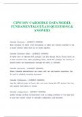 CDW110V CABOODLE DATA MODEL FUNDAMENTALS EXAM QUESTIONS & ANSWERS