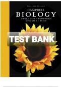 CAMPBELL BIOLOGY TEST BANK 11TH ED JANE B REECE LISA A URRY MICHAEL L CAIN PETER V MINORSKY STEVEN A WASSERMAN| ALL CHAPTERS | COMPLETE GUIDE | GRADED A+