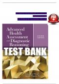 Test Bank for Advanced Health Assessment and Diagnostic Reasoning 4th Edition by Jacqueline Rhoads All Chapter 1-18 Complete