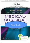 Test Bank For Davis Advantage for Medical-Surgical Nursing: Making Connections to Practice 2nd ( Second) Edition by Janice J. Hoffman