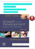 Test Bank for Growth and Development Across the Lifespan 3rd Edition by Gloria Leifer and Eve Fleck All Chapters 1-16 Complete