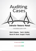 Solution Manual for  Auditing Cases: An Interactive Learning Approach 7th Edition by Mark S. Beasley,  All Chapters