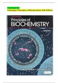 Test Bank for  Lehninger Principles of Biochemistry 8th Edition 