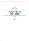 Kwalitatieve Methoden 24/25