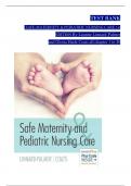 Safe Maternity and Pediatric Nursing Care 1st Edition TEST BANK by Luanne Linnard | Verified Chapter's 1 - 40 | Complete