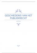 Samenvatting Geschiedenis van het publiekrecht (B-KUL-C01B0A) - Lesaffer Randall