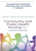 [Test Bank] FOR COMMUNITY  AND PUBLIC HEALTH NURSING  3 rd EDITION