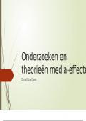 Presentatie Media effecten (S0N80a)  Media Effects