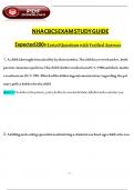 NHA CBCS Exam Study Guide Tested Questions (Latest 2025 / 2026) with Verified Answers