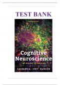 TEST BANK FOR COGNITIVE NEUROSCIENCE THE BIOLOGY OF THE MIND FIFTH EDITION BY MICHAEL GAZZANIGA, RICHARD B IVRY, GEORGE R MANGUN