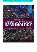 Test Bank for Cellular And Molecular Immunology 10th Edition Abbas  Complete Guide All Chapter1-21 Revised Edition 2025 GRADED A+