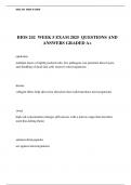 BIOS 242  WEEK 5 EXAM 2025  QUESTIONS AND ANSWERS GRADED A+