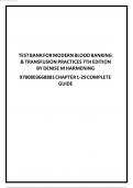 Test Bank For Modern Blood Banking & Transfusion Practices 7th Edition By Denise M Harmening 9780803668881 Chapter 1-29 Complete Guide .