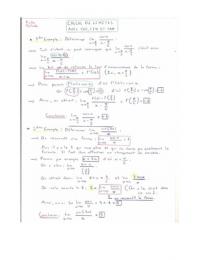 Fiche sur le calcul de limites des fonctions