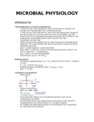 Microbial Physiology samenvatting