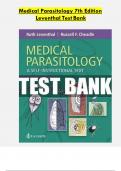 Medical Parasitology 7th Edition Leventhal Test Bank 2025/2026 updates