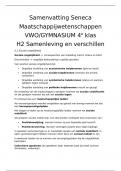 Samenvatting samenleving en verschillen (H2) SENECA VWO 4e klas