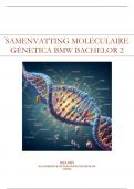 Samenvatting -  Moleculaire genetica (E06C1A) Voet Thierry 