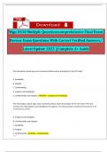 Wgu D430 Multiple Questions Comprehensive Final Exam Review Exam Questions With Correct Verified Answers/ Latest Update 2025 ||Complete A+ Guide