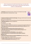 NR 667 Chamberlain CEA FNP Week 8 Exit Exam Test 2025/2026 Capstone Practicum and Intensive Questions and Answers, Grade A+ (Chamberlain)