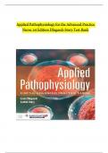 Test Bank Applied Pathophysiology for the Advanced Practice Nurse 1st Edition Dlugasch Story