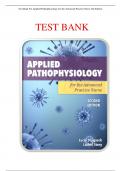 Test Bank For Applied Pathophysiology for the Advanced Practice Nurse 2nd Edition By by Lucie Dlugasch, Lachel Story||ISBN NO:13,978-1284255614||All Chapters||Complete Guide A+// LATEST UPDATE 2025