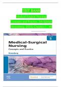 Test Bank to Medical-Surgical Nursing: Concepts and Practice, 5th Edition ( Holly K. Stromberg, 2024) All Chapters 1 to 49|| Newest Edition Complete