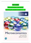 Test Bank For Microeconomics 9th Edition (Global Edition) By Jeffrey Perloff (All Chapters, 100% Original Verified, A+ Grade)