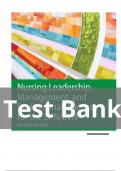 TEST BANK For Nursing Leadership, Management, and Professional Practice For The LPNLVN, 7th Edition by Tamara R. Dahlkemper, Verified Chapters 1 - 20, (2025), All chapters | LATEST UPDATES