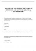 NR 325 FINAL EXAM EXAM  2025 VERIFIED QUESTIONS AND ANSWERS GRADED A+ CHAMBERLAIN