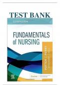 TEST BANK -Fundamentals of Nursing Practice Questions and answers (Over 50 chapters covered and Graded A+)