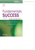 Fundamentals of Success 5th Edition NCLEX Prep (Latest Update)