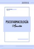 Apuntes completos de Psicofarmacología (primer y segundo examen) 