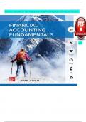 SOLUTION MANUAL For Financial Accounting Fundamentals, 8th Edition By John Wild, Verified Chapters 1 - 13, Complete Newest Version