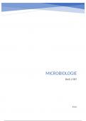 Samenvatting -  microbiologie